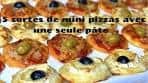 5 SORTES DE MINI PIZZAS AVEC 1 SEULE PÂTE MAGIQUE ...