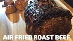 Air Fried Roast Beef - Garlic, Honey, Mustard Glaze - Step By ...