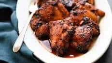 BBQ-Spiced Chicken Thighs with Tangy Honey Glaze