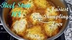 Beef Stew & Dumplings