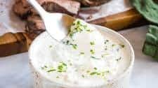 Best Ever Easy Horseradish Sauce