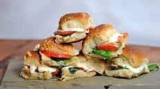 Caprese Sandwich Recipe with Hawaiian Roll Sliders