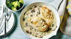 Creamy mushroom chicken