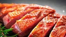 Crispy Duck Breasts with Strawberry Balsamic Reduction