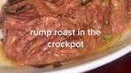 Delicious Crockpot Rump Roast Recipe