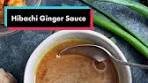 Delicious Hibachi Ginger Sauce Recipe