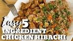 Easy Chicken Hibachi for Beginners --Only 5 Ingredients