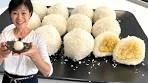Easy Coconut Pearls - Mochi Coconuts Dango - Easy Exotic ...