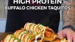 Easy Crispy Low Calorie Buffalo Chicken Taquitos Recipe