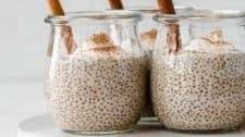 Eggnog Chia Pudding