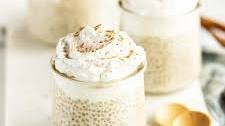 Eggnog Chia Pudding