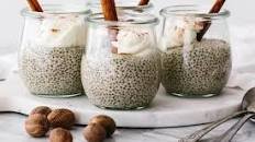 Eggnog Chia Pudding