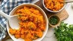 Garlic-Mashed Sweet Potatoes Recipe