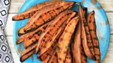 Grilled Sweet Potato Wedges