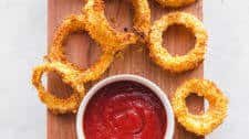 Healthy Vegan Onion Rings