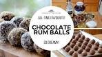 Heavenly CHOCOLATE RUM BALLS