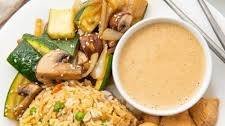 Hibachi Chicken with Fried Rice and Vegetables