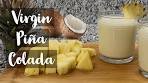 How to Make Virgin Pina Colada | Delicious Tropical Drink ...