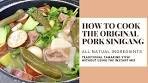 How to cook Sinigang (Tamarind paste With Pork and ...