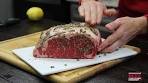 Lemon-Garlic Roast with Herbed Oregano-Horseradish Sauce