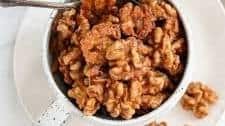 Maple Candied Walnuts