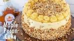 Maple Pecan Cake Recipe | #ad This stunning maple pecan ...