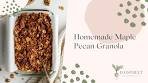 Maple Pecan Granola Recipe