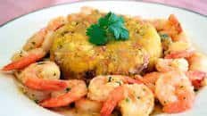 Mofongo with Shrimp