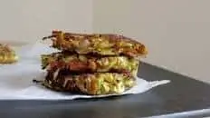 Okonomiyaki – sweet potato and cabbage pancakes