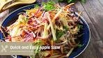 Quick and Easy Apple Slaw