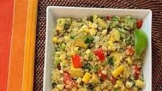 Quinoa with Corn, Tomatoes, Avocado, and Lime Recipe