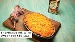 Shepherds Pie with Sweet Potato Mash by Matt Sinclair