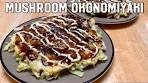 Shiitake Mushroom Okonomiyaki - Easy Recipe