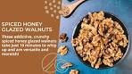 Spiced Honey Glazed Walnuts