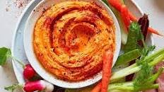 Spicy sweet potato hummus