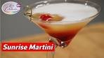 Sunrise Martini - Coconut Rum and Pineapple Juice