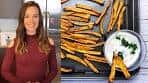 Sweet Potato Fries with Garlic Horseradish Aioli