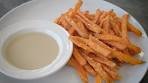 Sweet Potato Fries with Maple Dipping Sauce