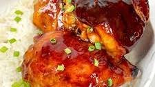 Sweet and Sour Baked Chicken Thighs