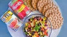 Texas Caviar with Grilled Pineapple Salsa