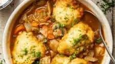 Vegan Irish Stew with Savory Herb Dumplings