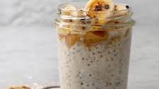 Almond Butter & Banana Overnight Oats