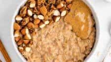 Almond Butter Oatmeal