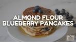 Almond Flour Blueberry Pancakes