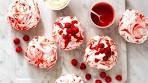 Amazing Rosewater and Raspberry Meringues