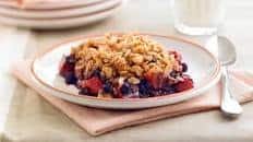 Apple berry crisp