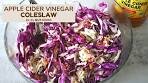 Apple Cider Vinegar Coleslaw Recipe