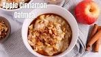 APPLE CINNAMON OATS | How to make the best Oatmeal ...