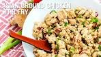 Asian Ground Chicken Stir Fry