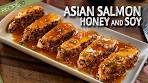 Asian-Inspired Soy Sauce, Honey, and Butter Salmon with a ...